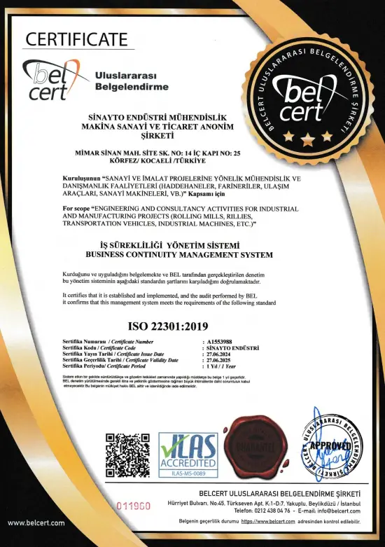 EN ISO 3834-2 Kaynak Kalite Yönetimi